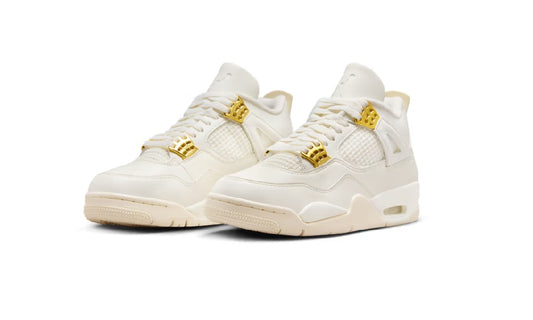 Air Jordan 4 Sail Metallic Gold (W)