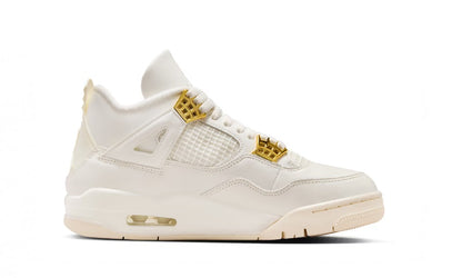 Air Jordan 4 Sail Metallic Gold (W)