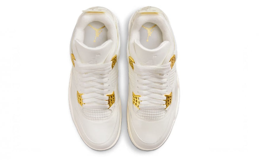 Air Jordan 4 Sail Metallic Gold (W)