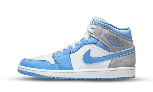 Jordan 1 Mid University Blue Grey